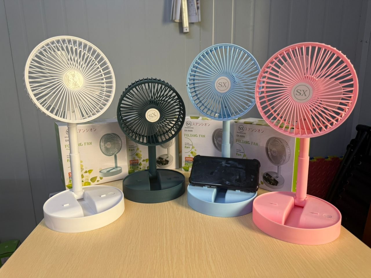 2026/02/1001779564.jpg Rechargeable fan - Image 1