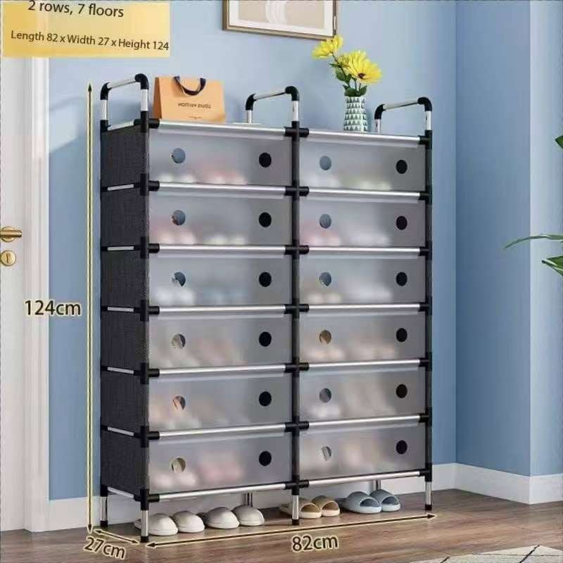 2026/07/1003066168.jpg 2 roll dust proof shoe rack - Image 1