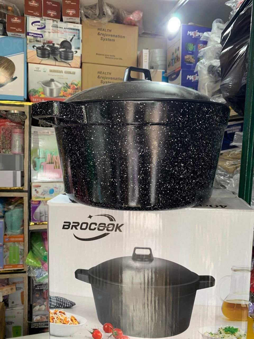 2026/07/1003066402.jpg Brocook nonstick cookware 40cm - Image 1