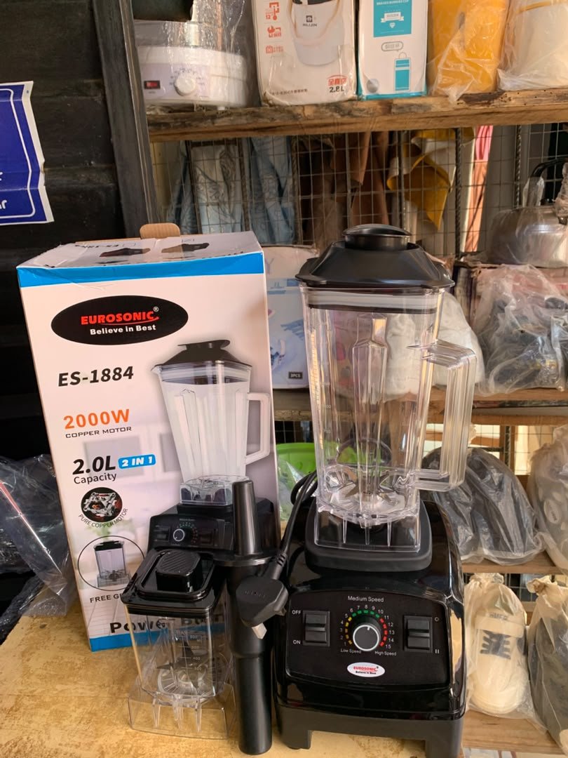 2026/07/1003066414.jpg Eurosonic blender 2l*600ml cup - Image 1