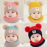 Baby cap +warm shawl