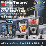 Hoffman 8 in 1 multi functional food processor