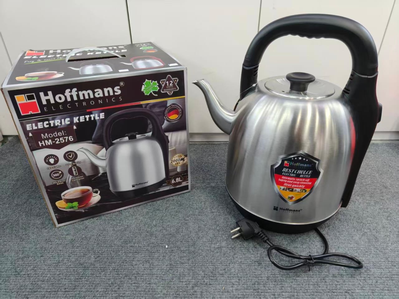 2026/07/1003066919.jpg 6.8l Hoffman electric kettle - Image 1