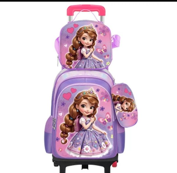 3 in 1 trolley school bag - Image 6