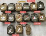 Khaki lunch bag