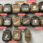 Khaki lunch bag