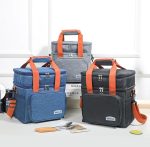Double layer lunch bag